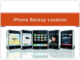 iPhone Backup Location 