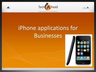 iPhone applications for Businesses 