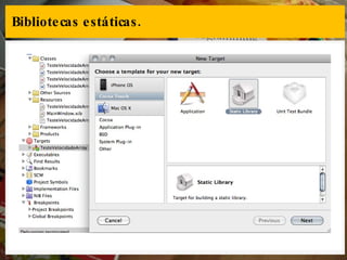 Bibliotecas estáticas. 