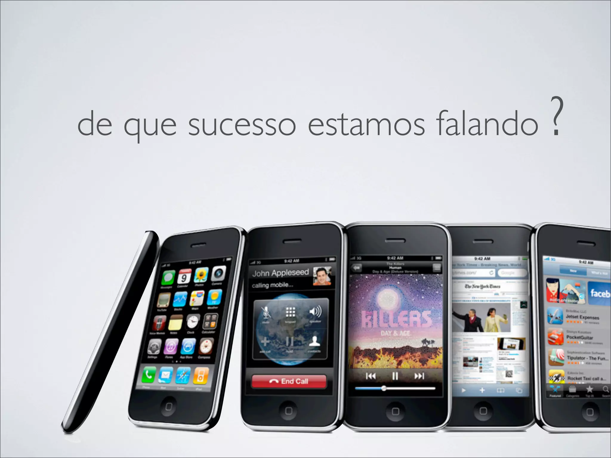 de que sucesso estamos falando ?
 