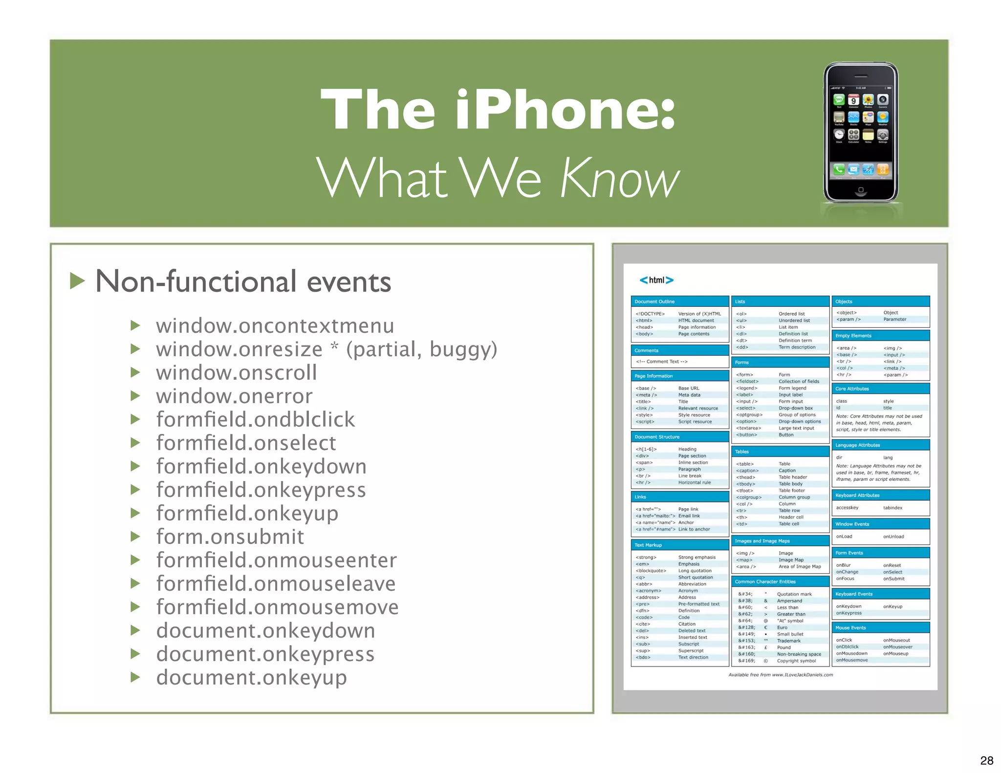 iPhoneDevCamp Keynote