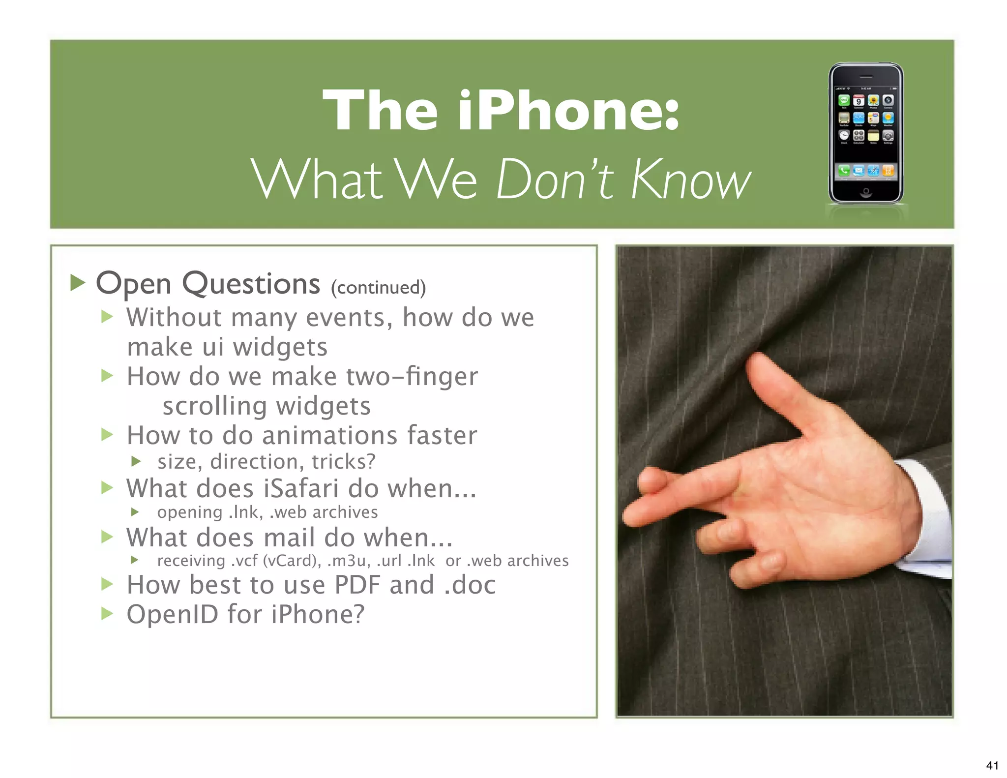 iPhoneDevCamp Keynote