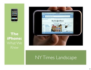 iPhoneDevCamp Keynote