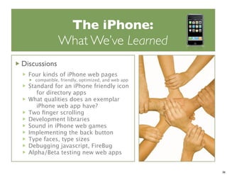 iPhoneDevCamp Keynote