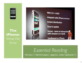 iPhoneDevCamp Keynote