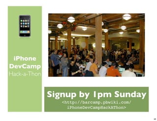 iPhoneDevCamp Keynote