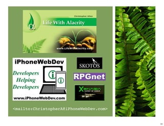 iPhoneDevCamp Keynote