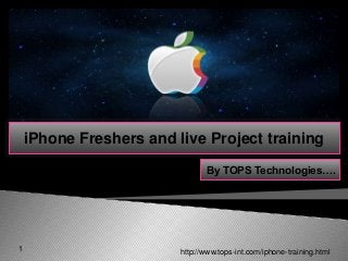 iPhone Freshers and live Project training
By TOPS Technologies….

1

http://www.tops-int.com/iphone-training.html

 