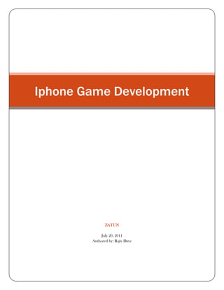 Iphone Game DevelopmentzatunJuly 20, 2011Authored by: Rajiv Dave<br />Iphone Game Development<br />IPhone Games Development<br />With extensive experience, knowledge and skills, attention to detail and a passion for creating and playing games, Zatun knows exactly what gamers love as a guide for its iPhone Games Development service. The iPhone features cutting edge technology, pushing the boundaries of telecommunications and extending its features to include a variety of functions. Development of iPhone game app is one of the hottest trends to have appeared in recent times, and the company's prowess in creating games and apps allow it to go beyond the trend. With continuous advancement come greater challenges and greater demands from its user base including gamers, and the iPhone games development team is up to the task of giving more than gaming satisfaction.<br />Game Developers Understand iPhone Gamer Needs<br />Fans of iPhone games online and offline have specific needs as a result of the feature set of various versions and models such as the iPhone 3G. Examples such as multi-touch monitor, motion and position sensors, connectivity options, and others are carefully studied by the Research and Development and iPhone game development teams in order to find out what else could be done to provide a better user experience. The company ensures that the iPhone games app it develops would fully utilize any iPhone model's capabilities, allowing its users to have novel gaming experiences. As the game developers make use of the iPhone games app themselves, they understand what needs to be done and what needs to be improved for gaming to go to higher levels, whether they be iPhone games online, iPhone games online, a 3G iPhone game and others.<br />Expertise and Passion: Core Principles of the Games Development Team<br />The game development team possesses expertise in Mac platform software such as AppleScript, Cocoa, Core Animation, Core Audio, Core Graphics, Core Imaging, Core Video, Objective C, and others. Add to that an extensive knowledge of Cocos2d for iPhone and the Unity3D game engine and a genuine love for gaming, Zatun's game developers are able to create iPhone 3D games that feature intricate graphics, fluid video, breathtaking sound and music, exceptional game play, and a gaming experience that goes beyond expectations and opens the door for possibilities never imagined before. From throwing dice or laying out cards within a virtual casino to exploring another world, the company's iPhone Games Development service promises that people will be able to let their imagination go free and push gaming horizons.<br />Zatun: Going Beyond iPhone Gaming Satisfaction<br />Zatun considers everything from the concept of a game to the tiniest detail that even the most meticulous gamer will try to nitpick. The developers make their way to understand everything that is in the iPhone games app such as its plot, characters or subjects, the problems it presents with and their subsequent solutions. To meet the demanding requirements of gamers, the company makes sure that its developers use the latest standards and technology. With fine attention to detail, developers produce an iPhone games app that sets itself apart from what is out on the market today. What can people expect from Zatun's iPhone Games Development service? A handheld gaming experience that goes beyond satisfaction.<br />Keyword : IPhone Games Development, iPhone games online,3G iPhone game, iPhone games app, iPhone game development teams, US, UK, Germany, France, Spain, Canada, Australia<br />