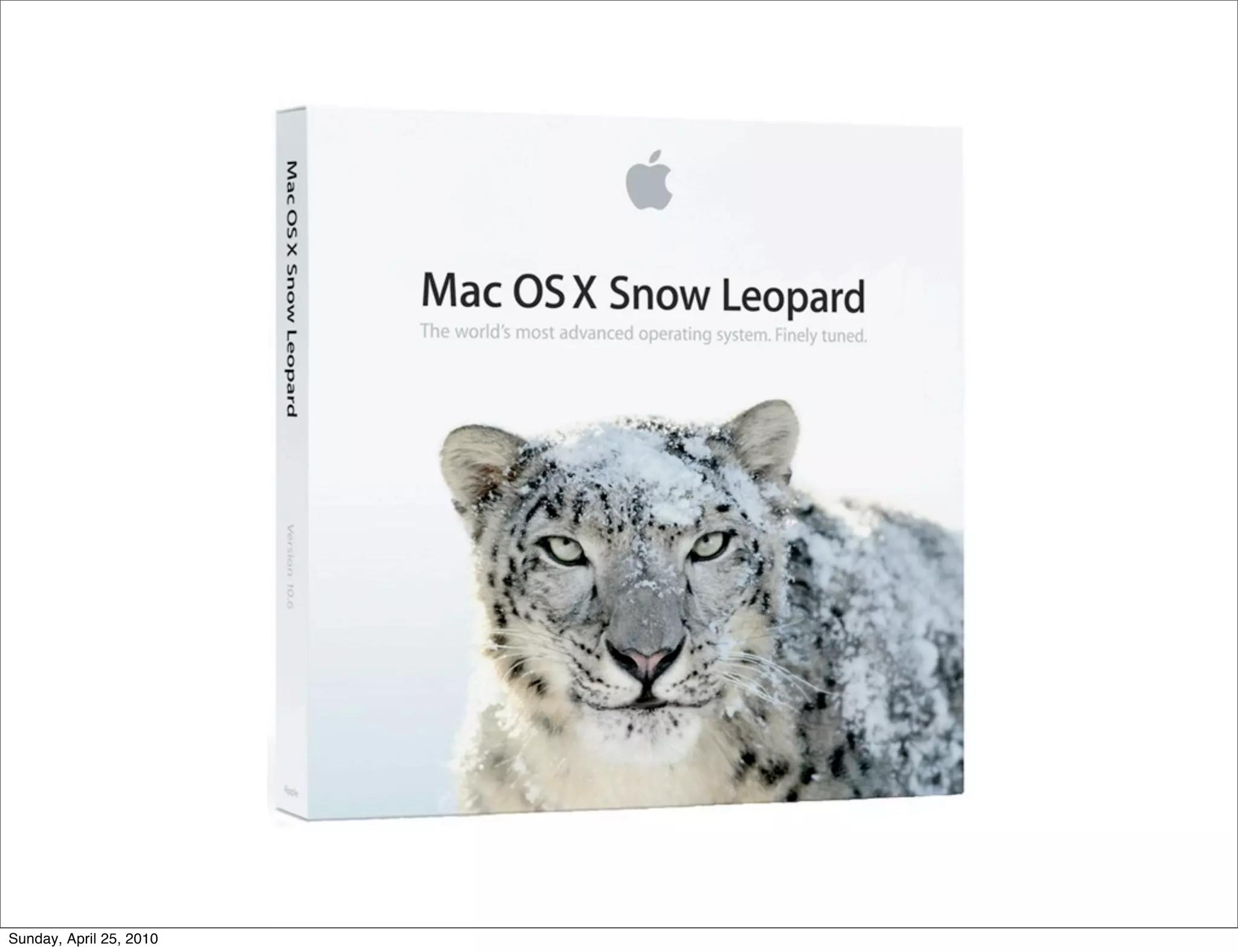 Sunday, April 25, 2010
 