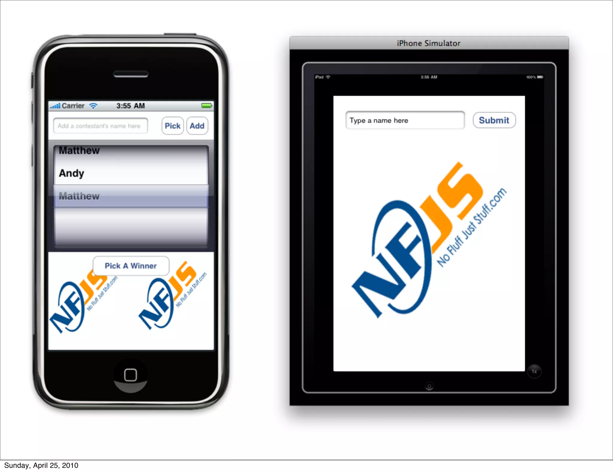 Sunday, April 25, 2010
 