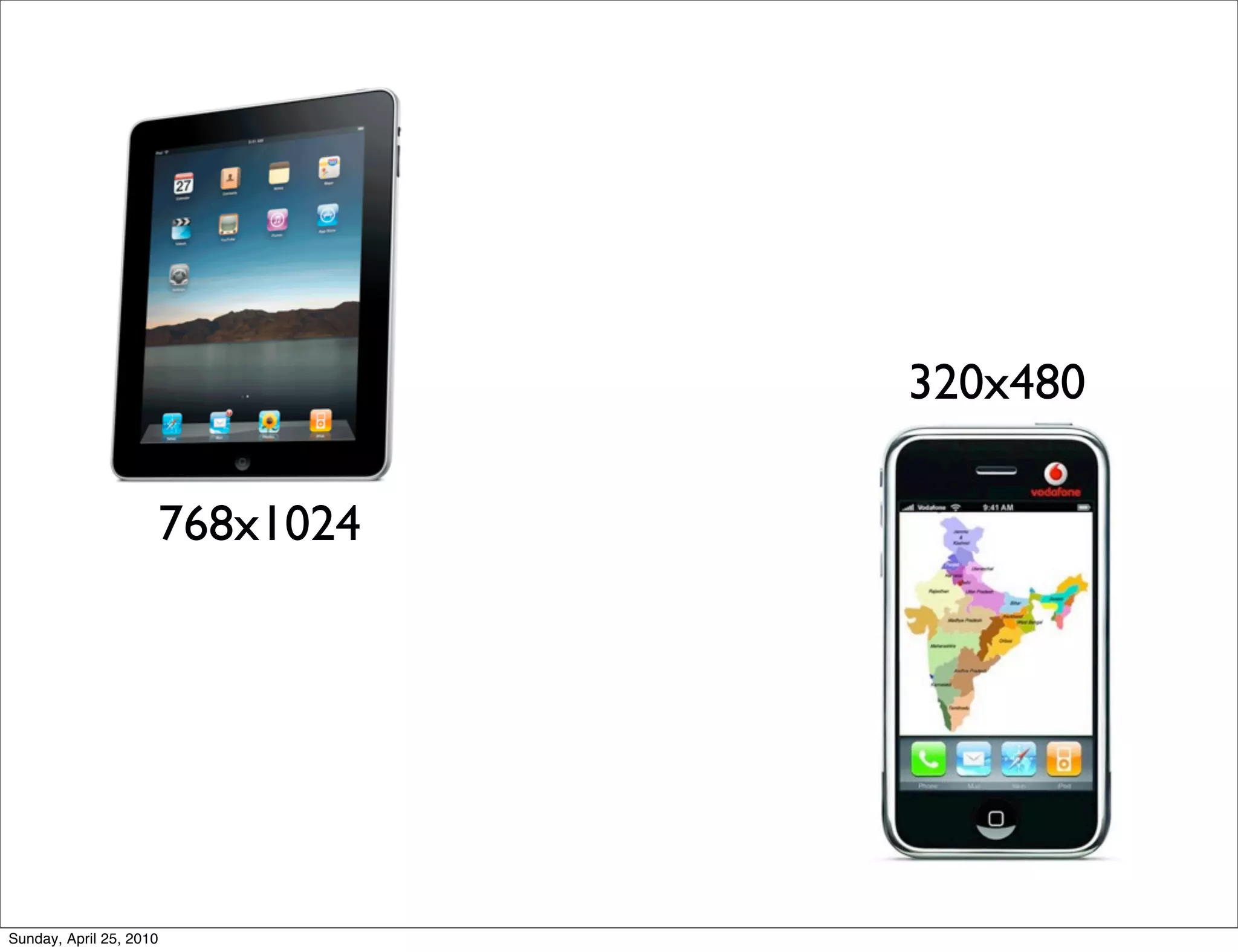 320x480

                     768x1024




Sunday, April 25, 2010
 