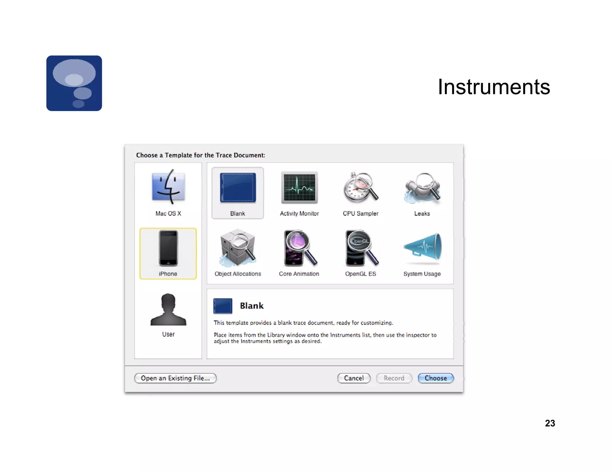 Instruments




          23
 
