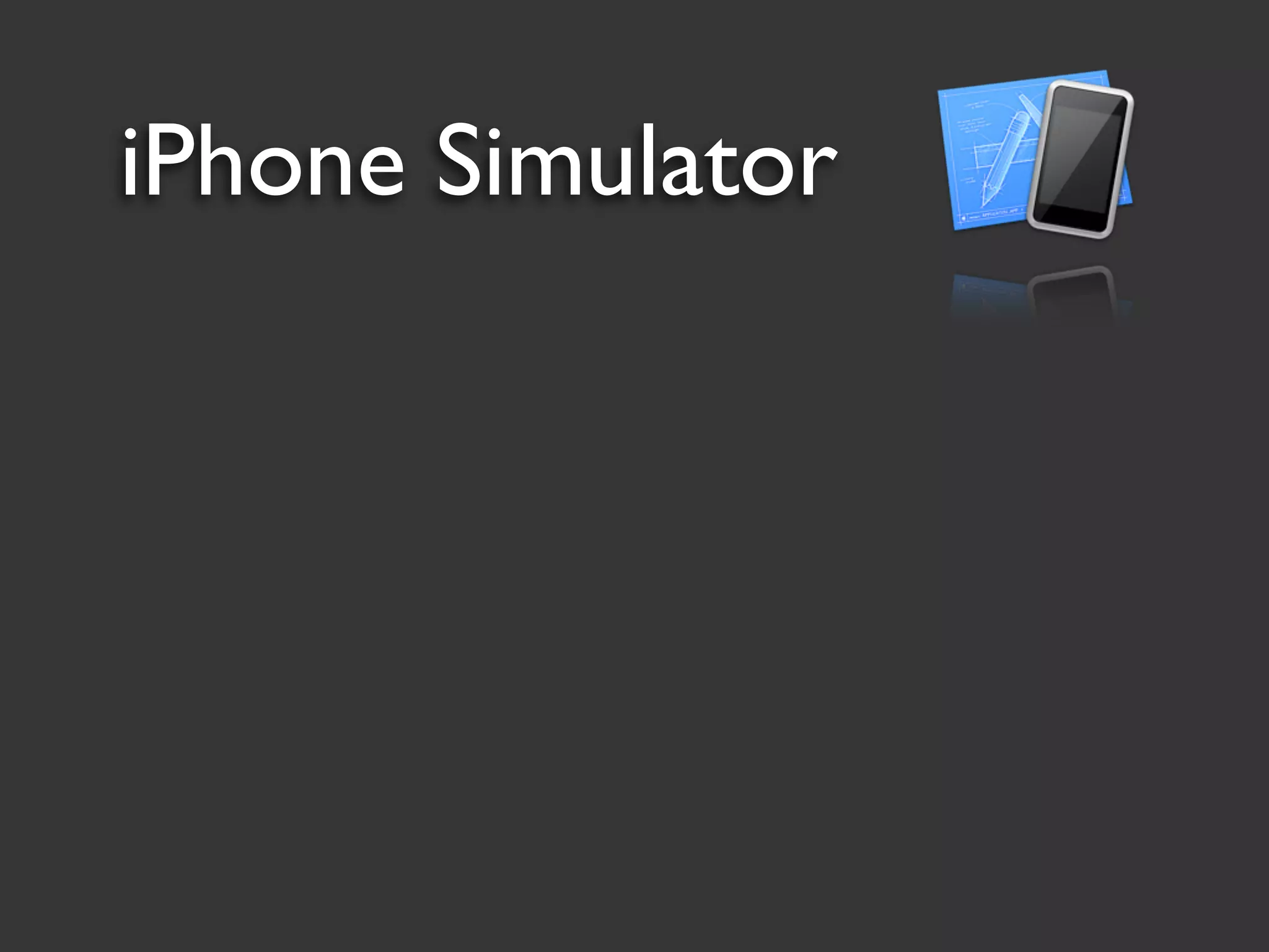 iPhone Simulator
 