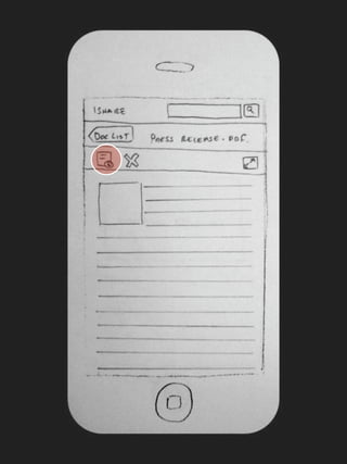 iPhone Paper Prototype - User Story Five