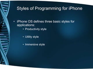 iPhone Programming | PPT