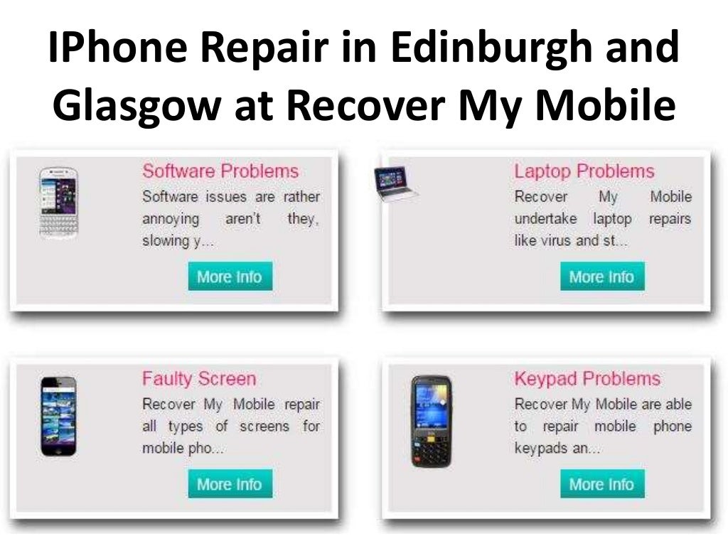 iphone Repair Edinburgh and Glasgow RecoverMyMobile