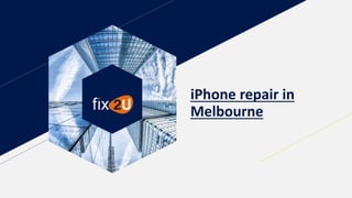 iPhone repair in
Melbourne
 