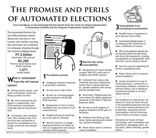 People's Choice and Voters Education Kit | PDF