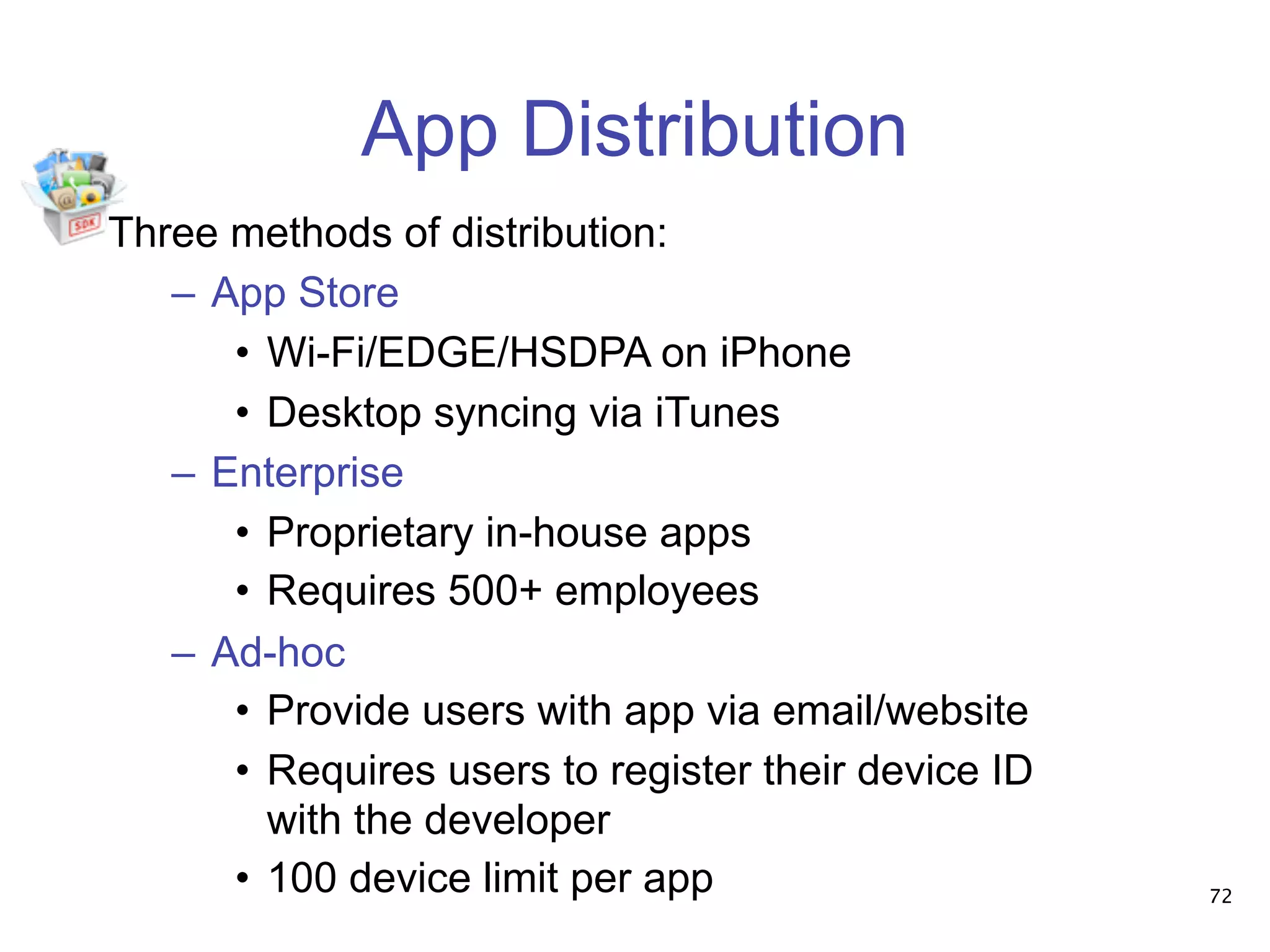 Programing for the iPhone