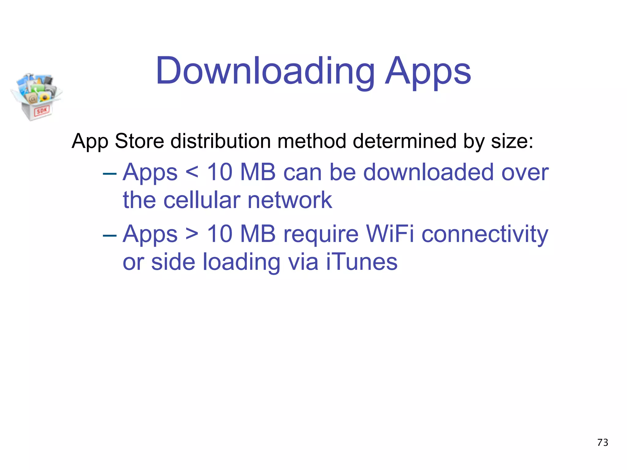 Programing for the iPhone