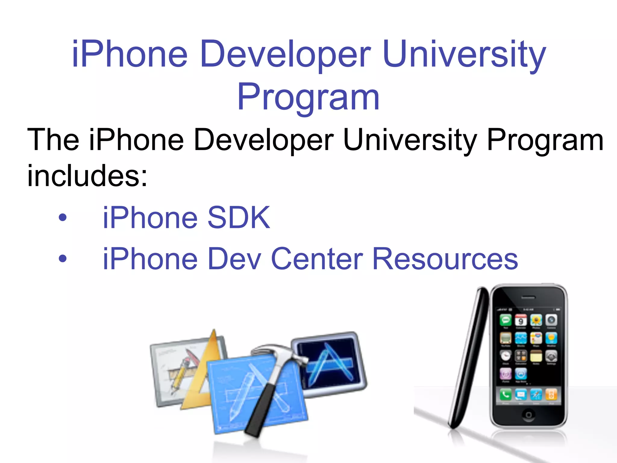 Programing for the iPhone