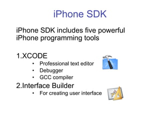 Programing for the iPhone
