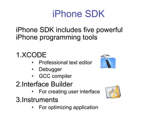 Programing for the iPhone