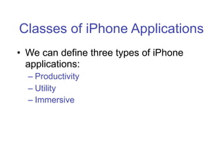 Programing for the iPhone