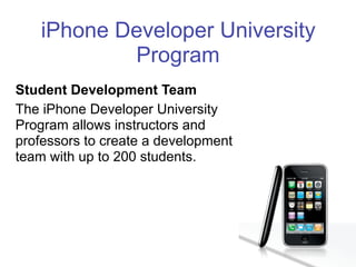 Programing for the iPhone