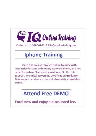 Iphone training