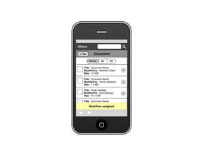Share for iPhone UI Wireframes - User Story Five