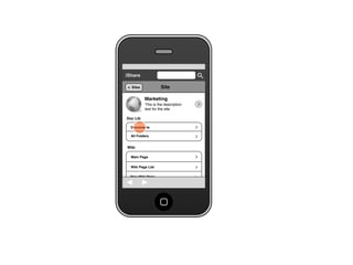 Share for iPhone UI Wireframes - User Story Five