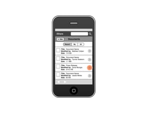 Share for iPhone UI Wireframes - User Story Five