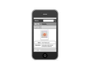 Share for iPhone UI Wireframes - User Story Five