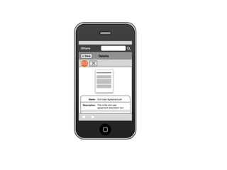 Share for iPhone UI Wireframes - User Story Five