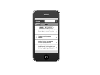 Share for iPhone UI Wireframes - User Story Six