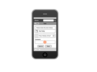 Share for iPhone UI Wireframes - User Story Six