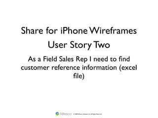 Share for iPhone UI Wireframes - User Story Two - Search for Document