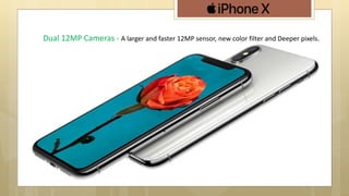 Dual 12MP Cameras - A larger and faster 12MP sensor, new color filter and Deeper pixels.
 