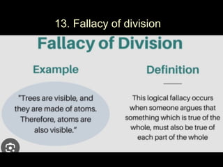 13.
13. Fallacy of division
 