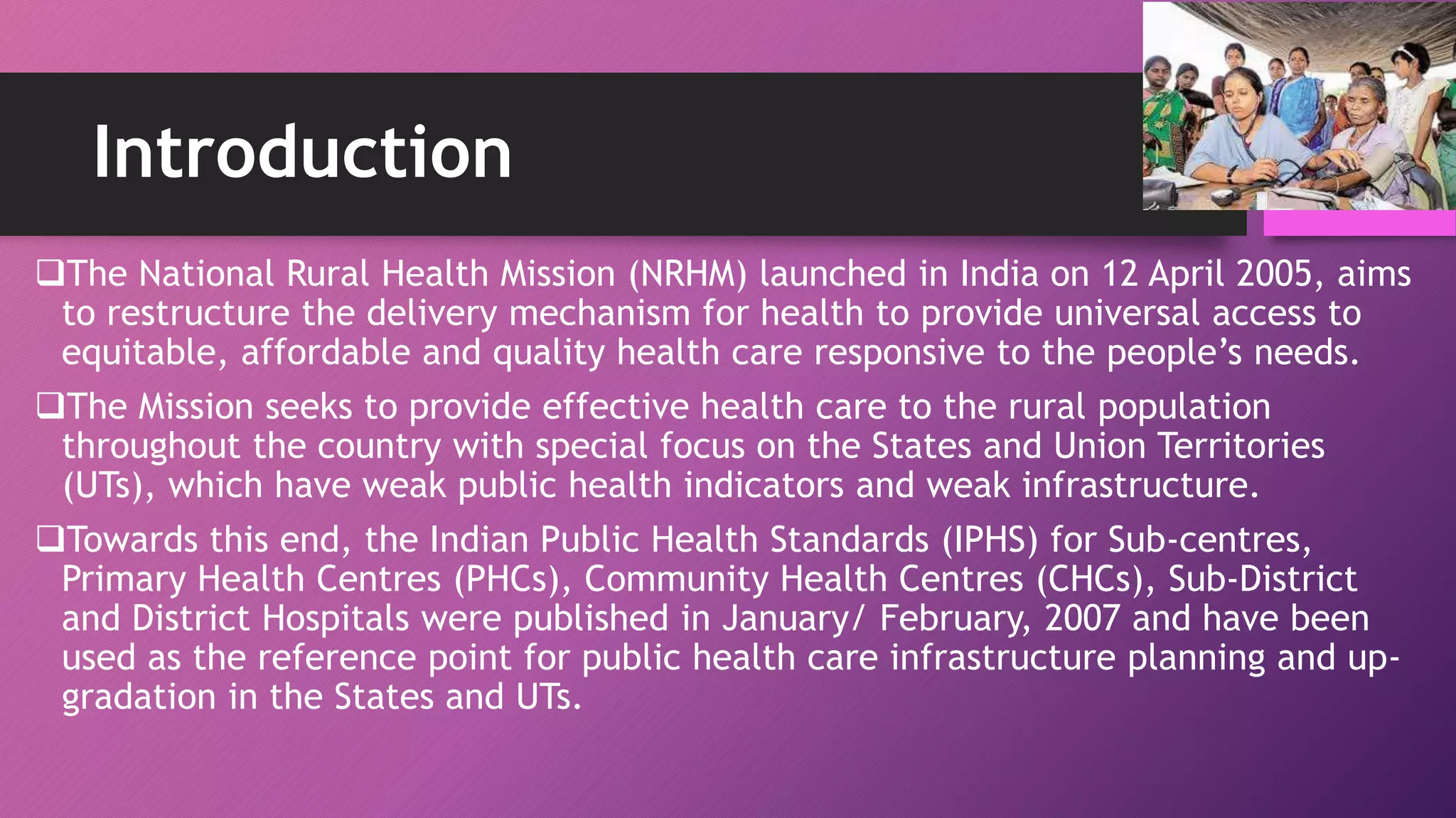 IPHS - Subcentre ( Indian Public Health Standards) | PPTX | Pregnancy ...