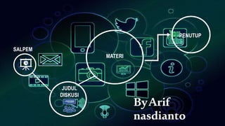 JUDUL
DISKUSI
MATERI
PENUTUP
SALPEM
ByArif
nasdianto
 