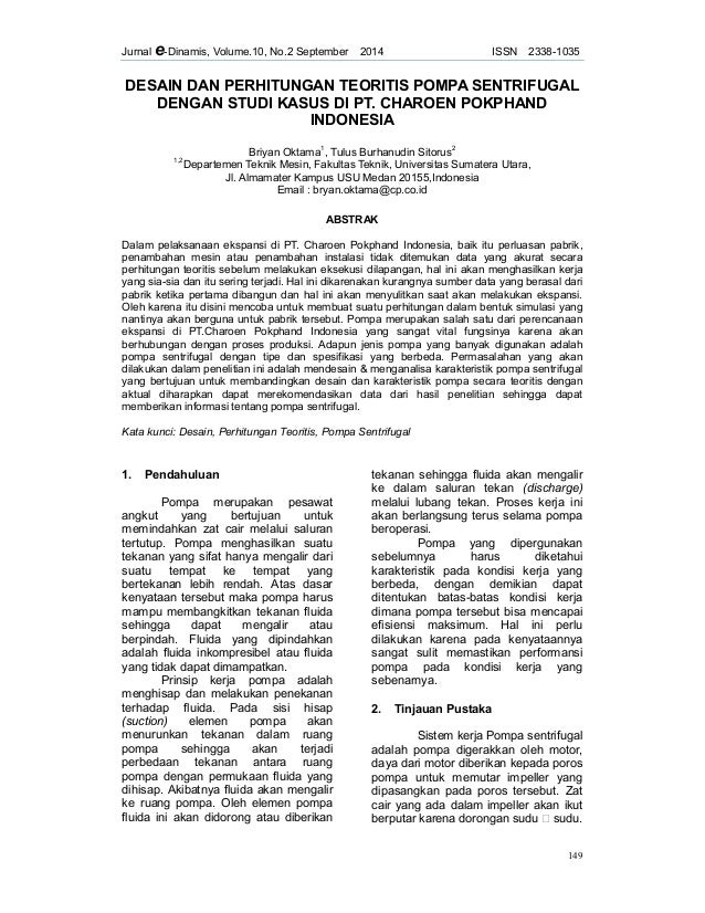 JURNAL POMPA SENTRIFUGAL PDF