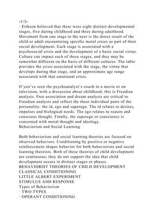 I picked Piagets Cognitive Development Theory Assignment Instruc.docx