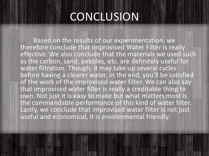 Ip (improvised water filter)