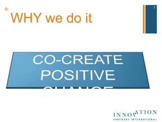 WHY we do itCO-CREATE POSITIVE CHANGE7