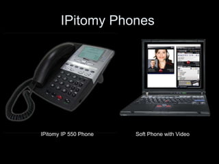 IPitomy Phones  IPitomy IP 550 Phone Soft Phone with Video 