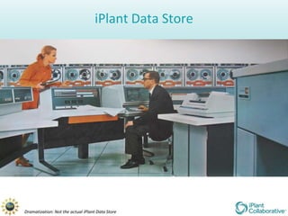 iPlant Data Store




Dramatization: Not the actual iPlant Data Store
 