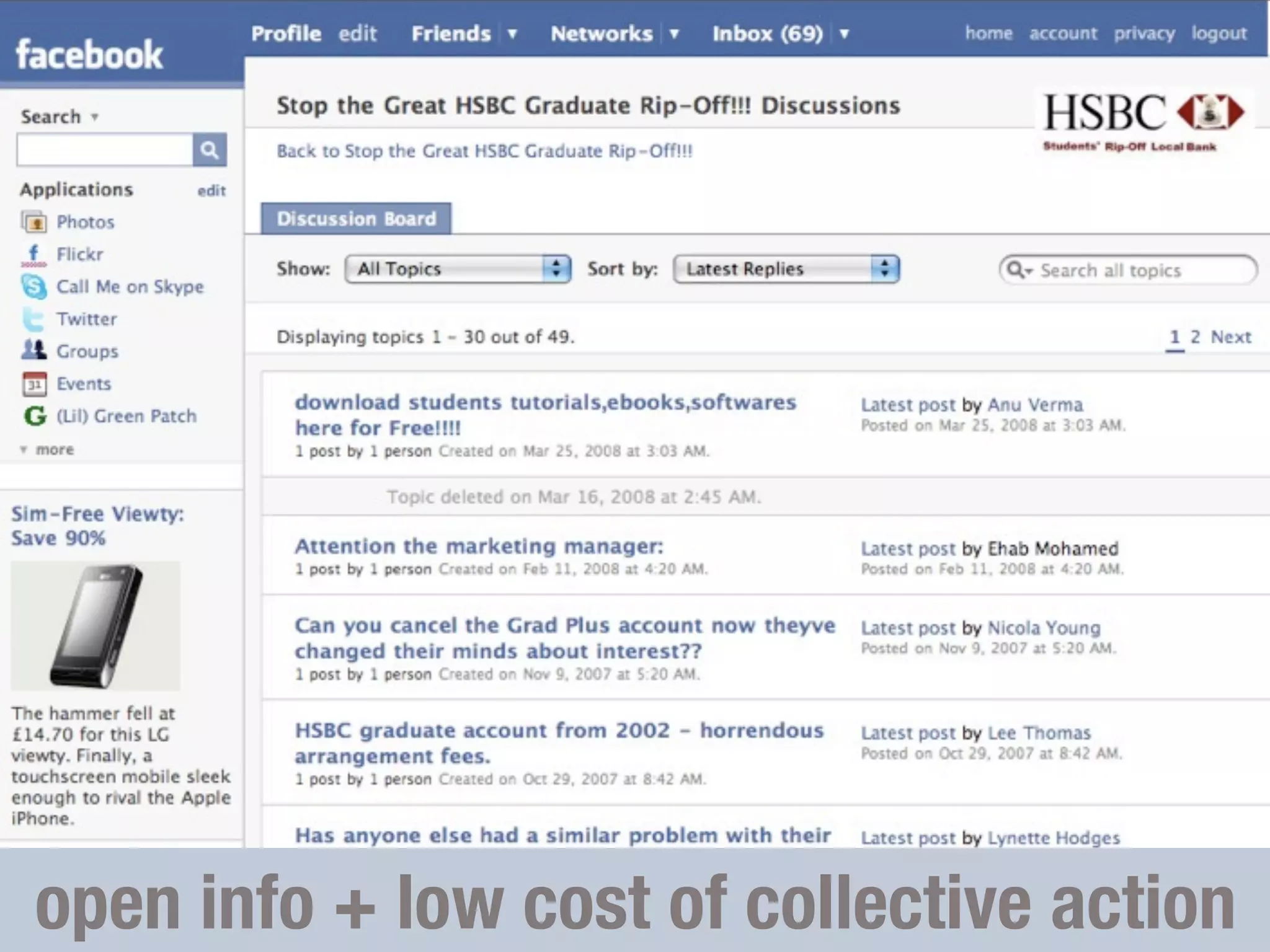 Social Networks as Information Filters